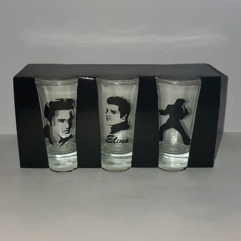 Elvis Presley shot glasses